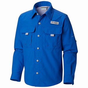 Columbia PFG Bahama™ Långärmad Tröja Pojkar Blå (YIHJS0192)